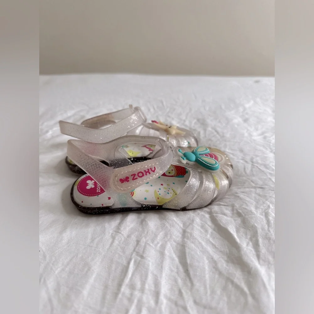 Zaxy Glow in the Dark Soft Jelly bumblebee & Star Sandal
